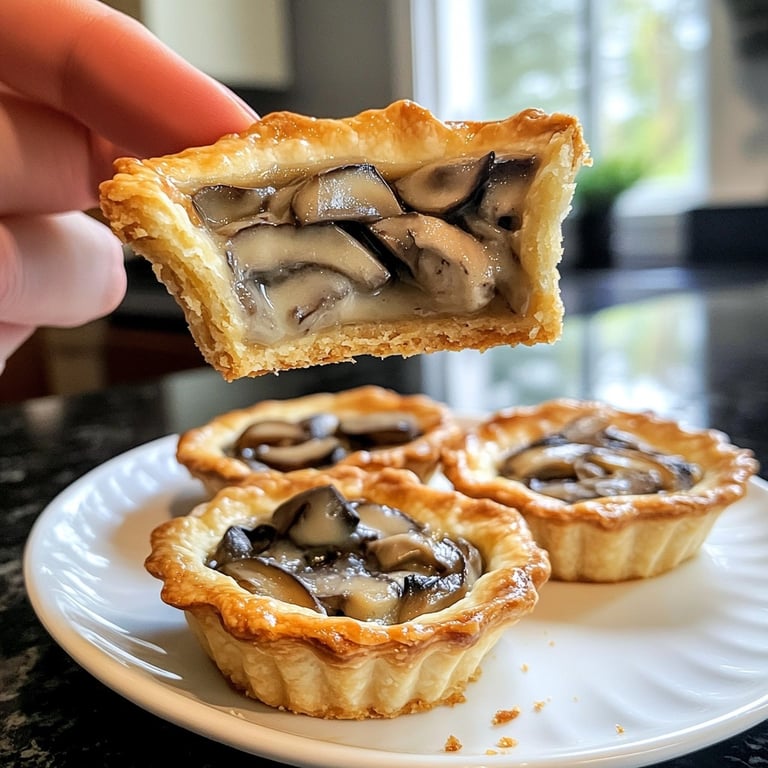 Truffle Mushroom Tartlets