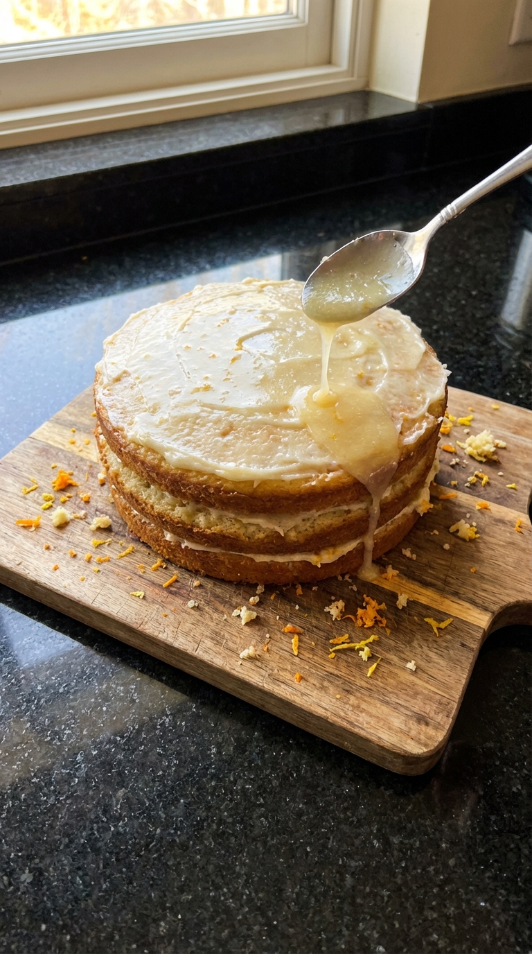 Zesty Vanilla Citrus Cake