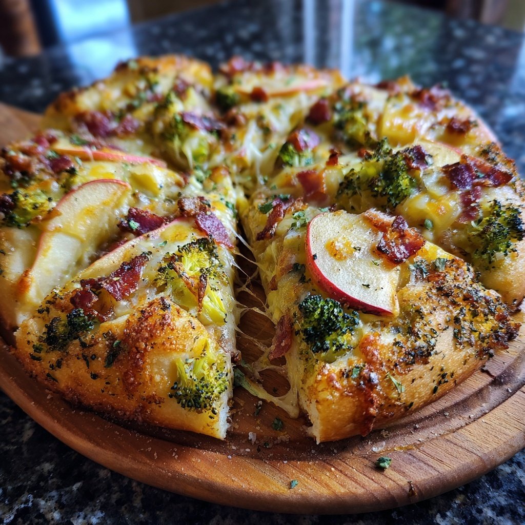 Succulent Broccoli Apple Pizza