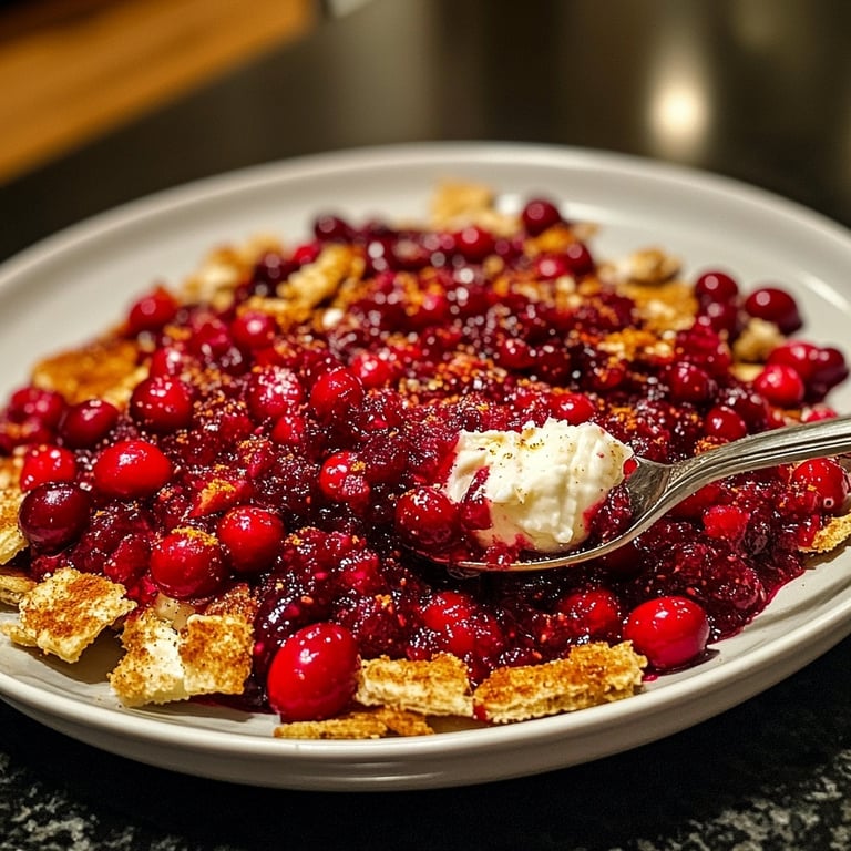 Five-Spice Cranberry Relish with Goat Cheese
