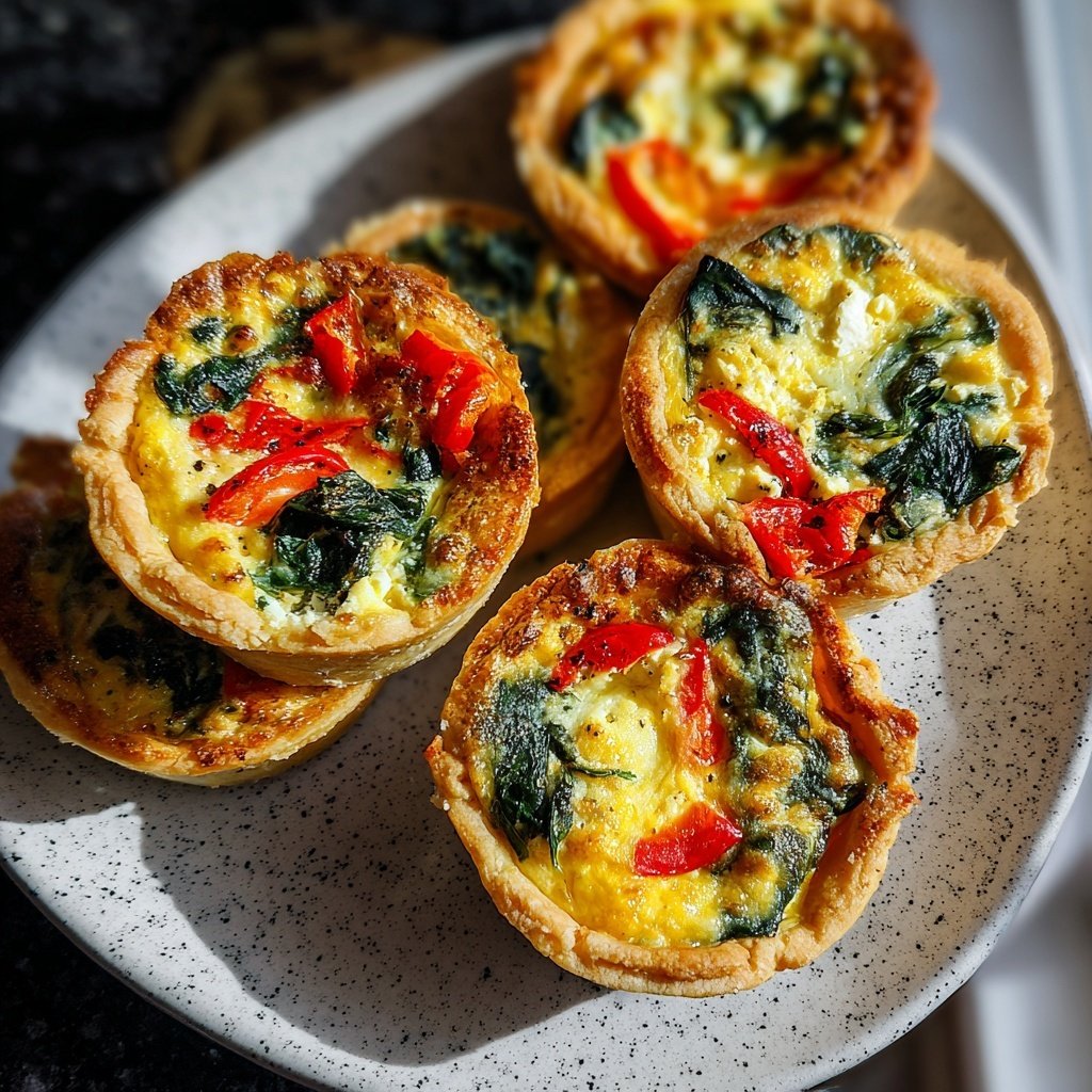 Savory Vegetable Quiche Cups