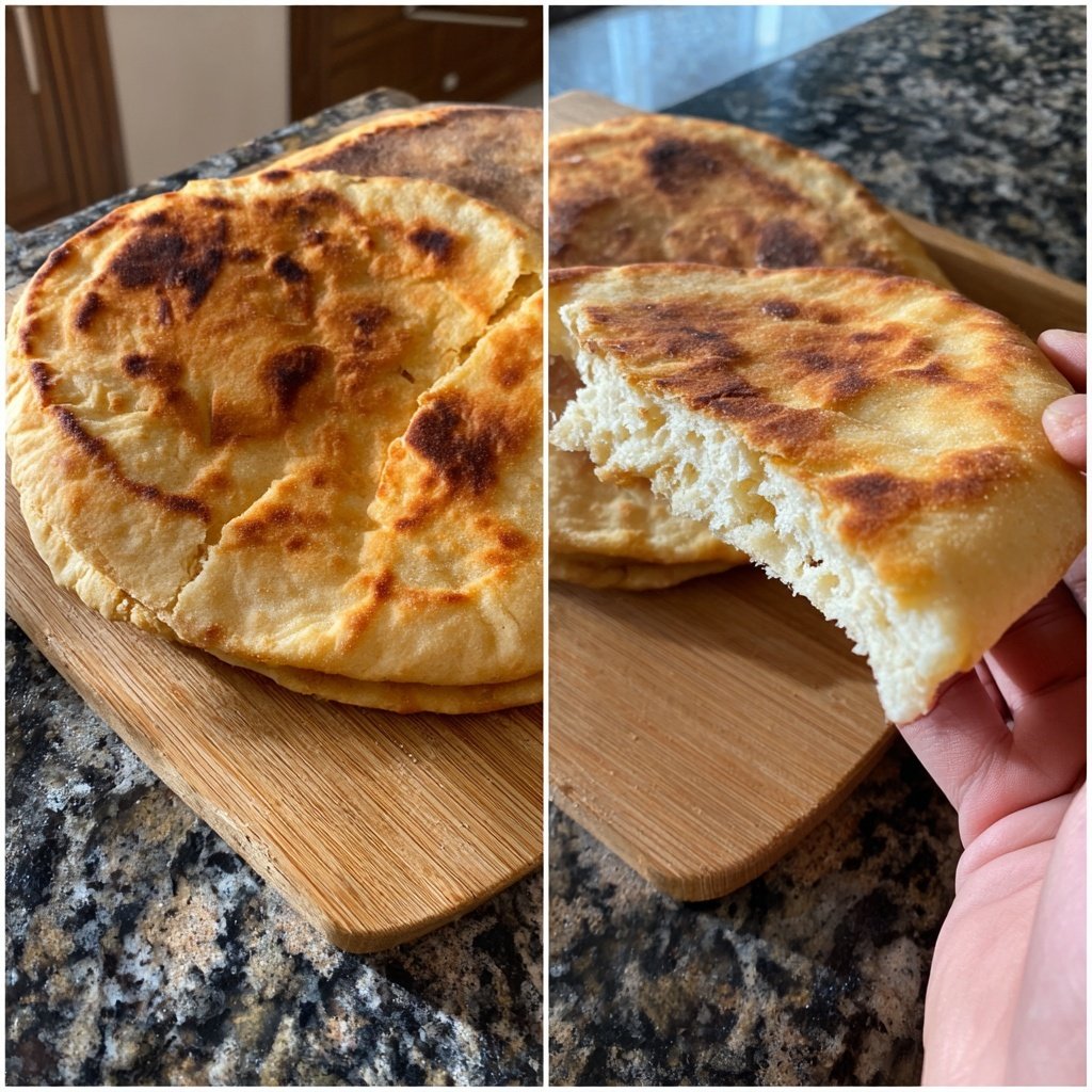 Homemade Pita Bread Fluffy