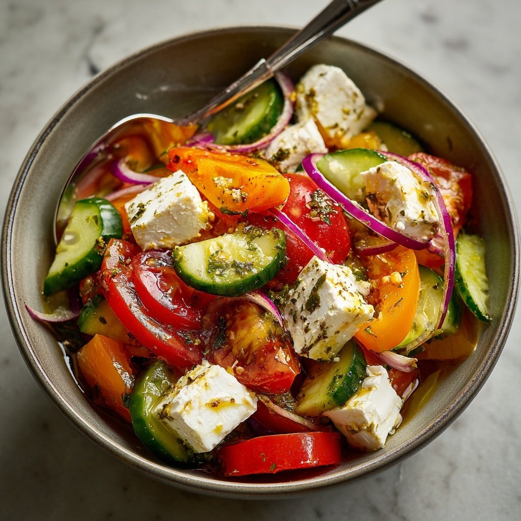 Twenty-Minute Greek Salad Bowl