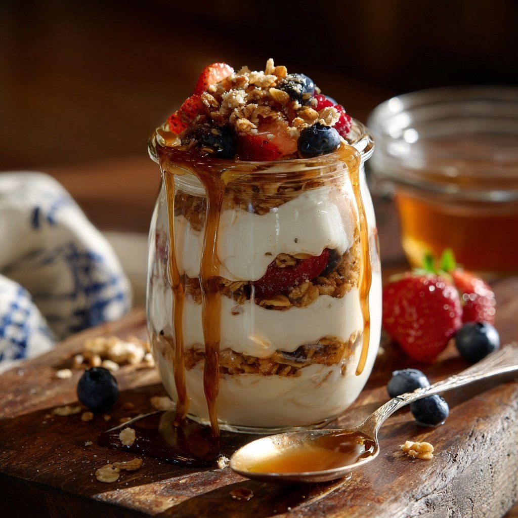 Maple Vanilla Yogurt Parfait