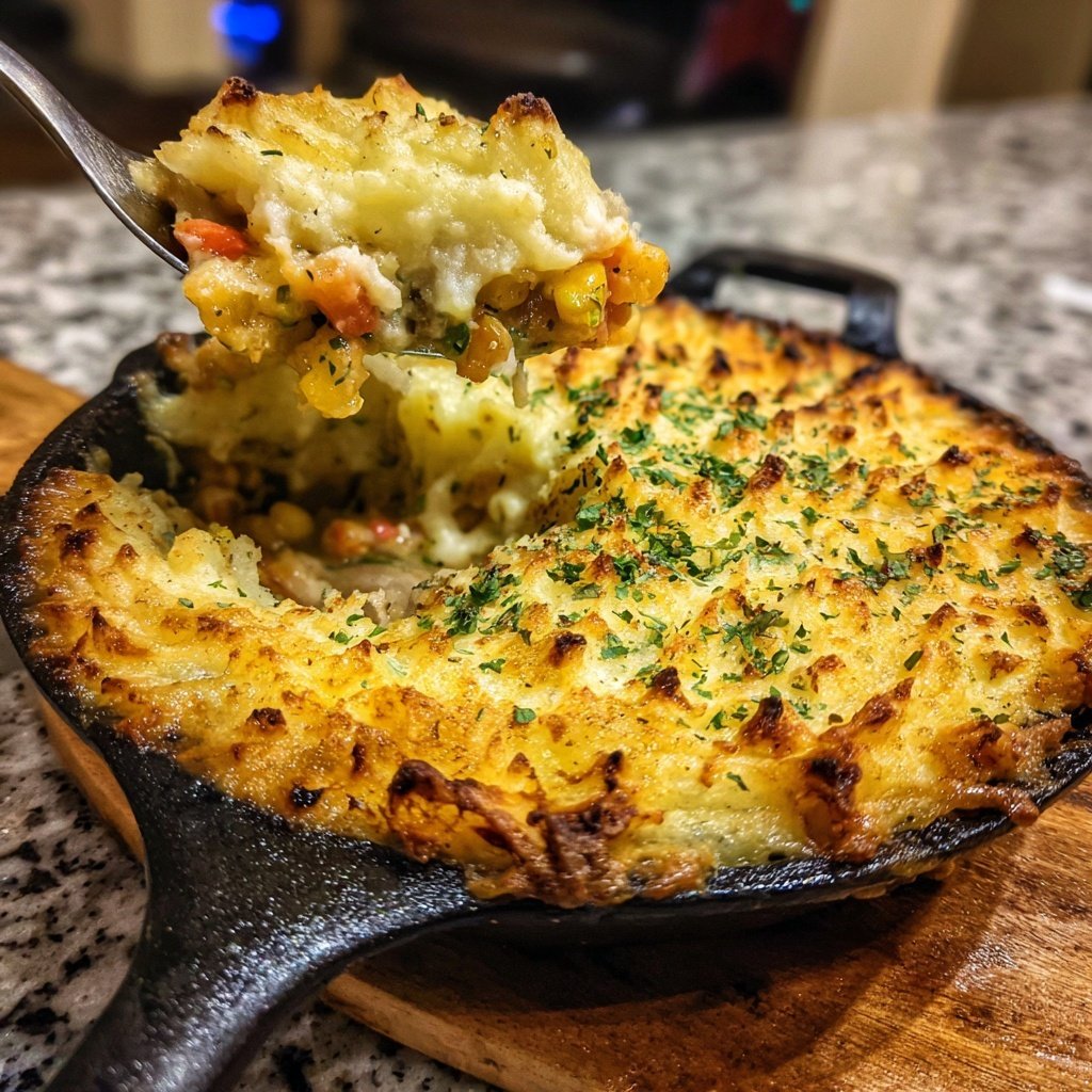 Sweet Potato & Chickpea Shepherd's Pie