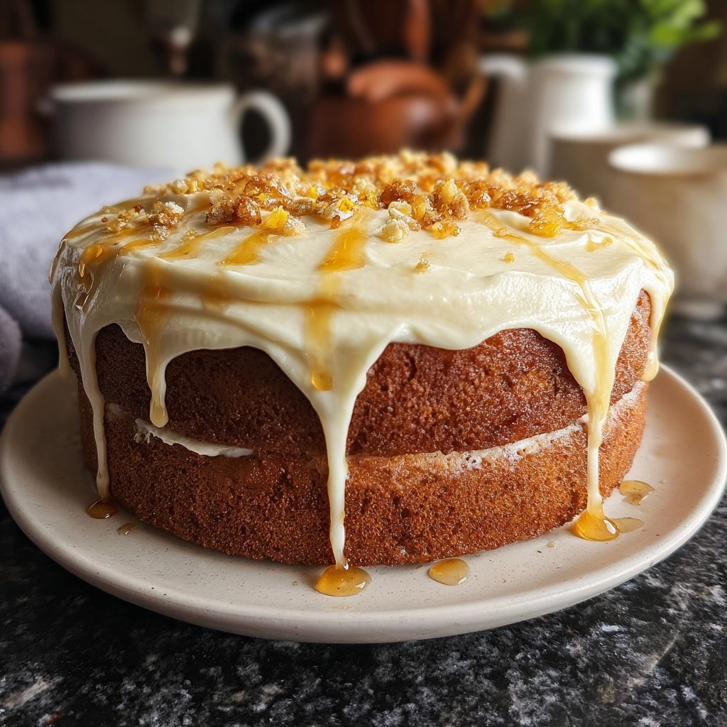 Honey Vanilla Cake Delight