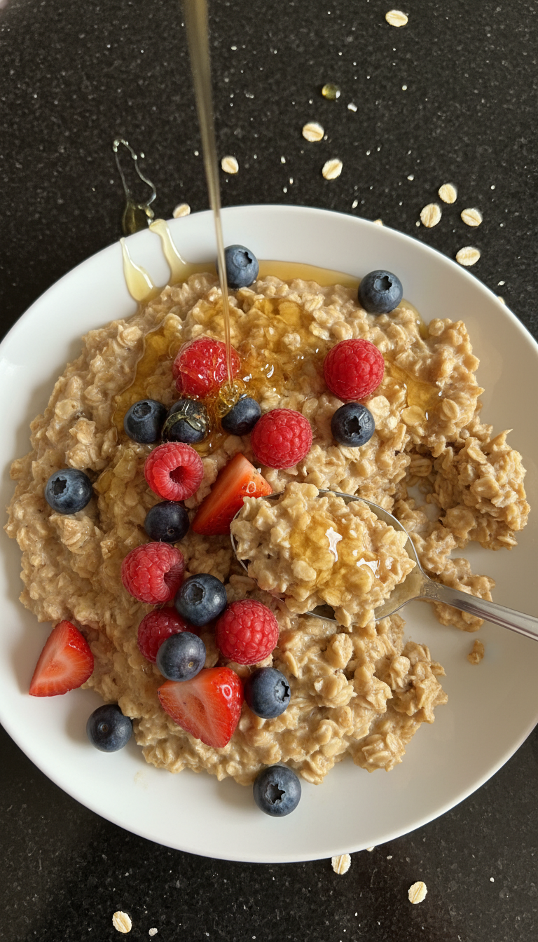 High-Protein Honey Oats