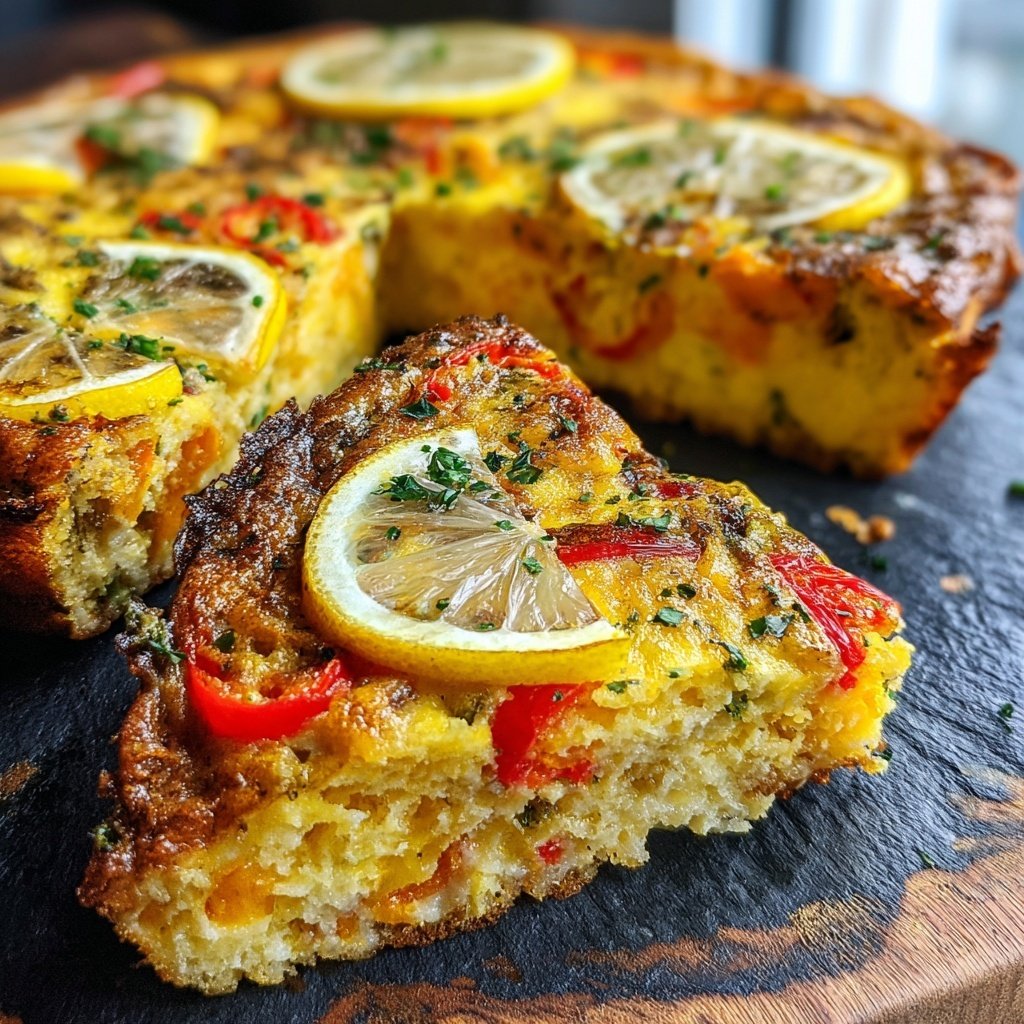 Sunny Citrus Spring Frittata