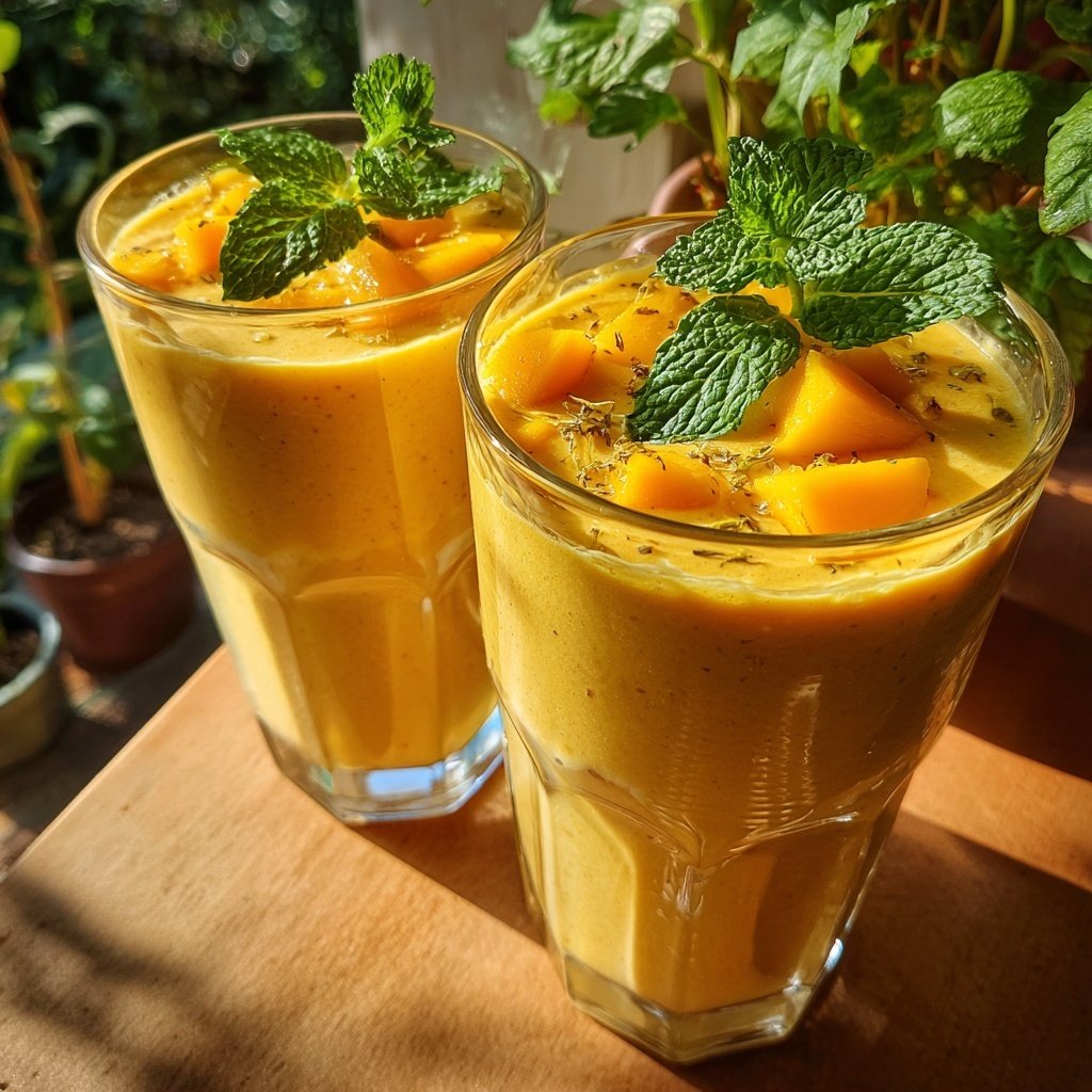 Mango Vanilla Protein Smoothie