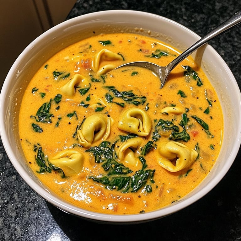 Creamy Tortellini Soup