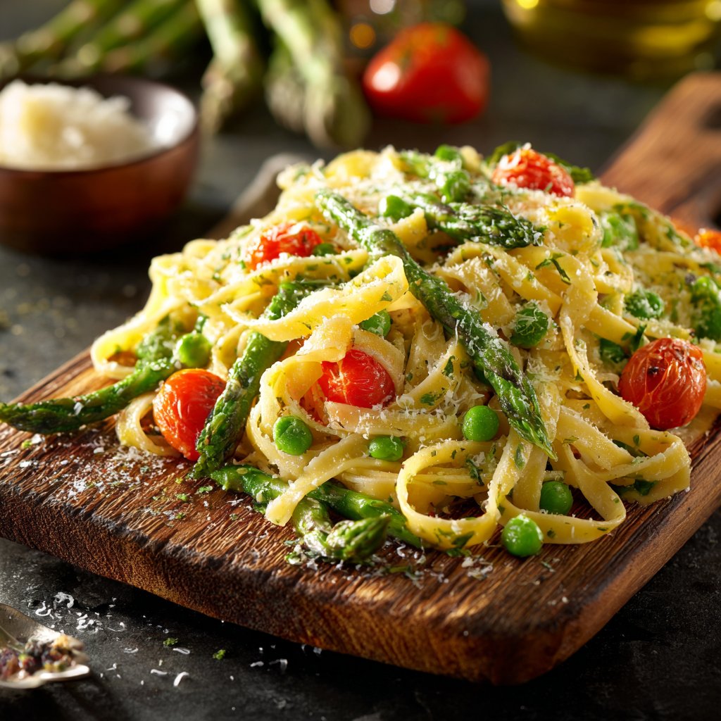 Garden Fresh Fettuccine Primavera