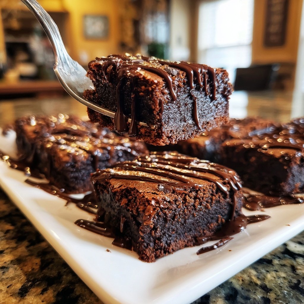 Vanilla Bean Fudge Brownies