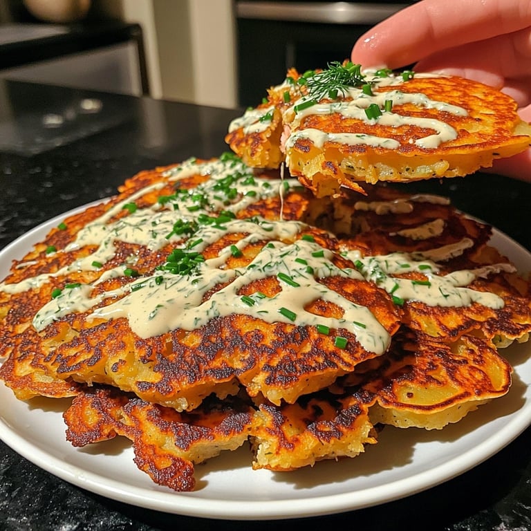 Smoked Salmon Potato Pancakes
