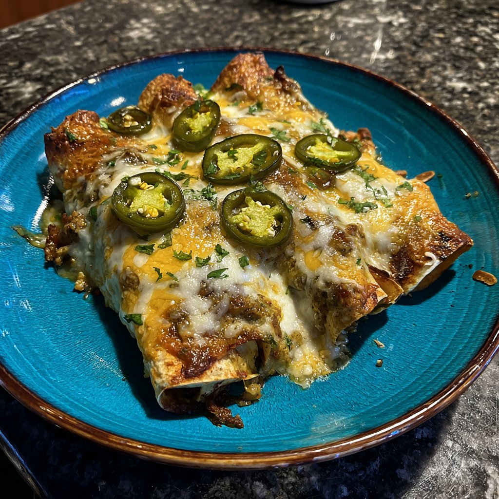 Savory Turkey and Squash Enchiladas