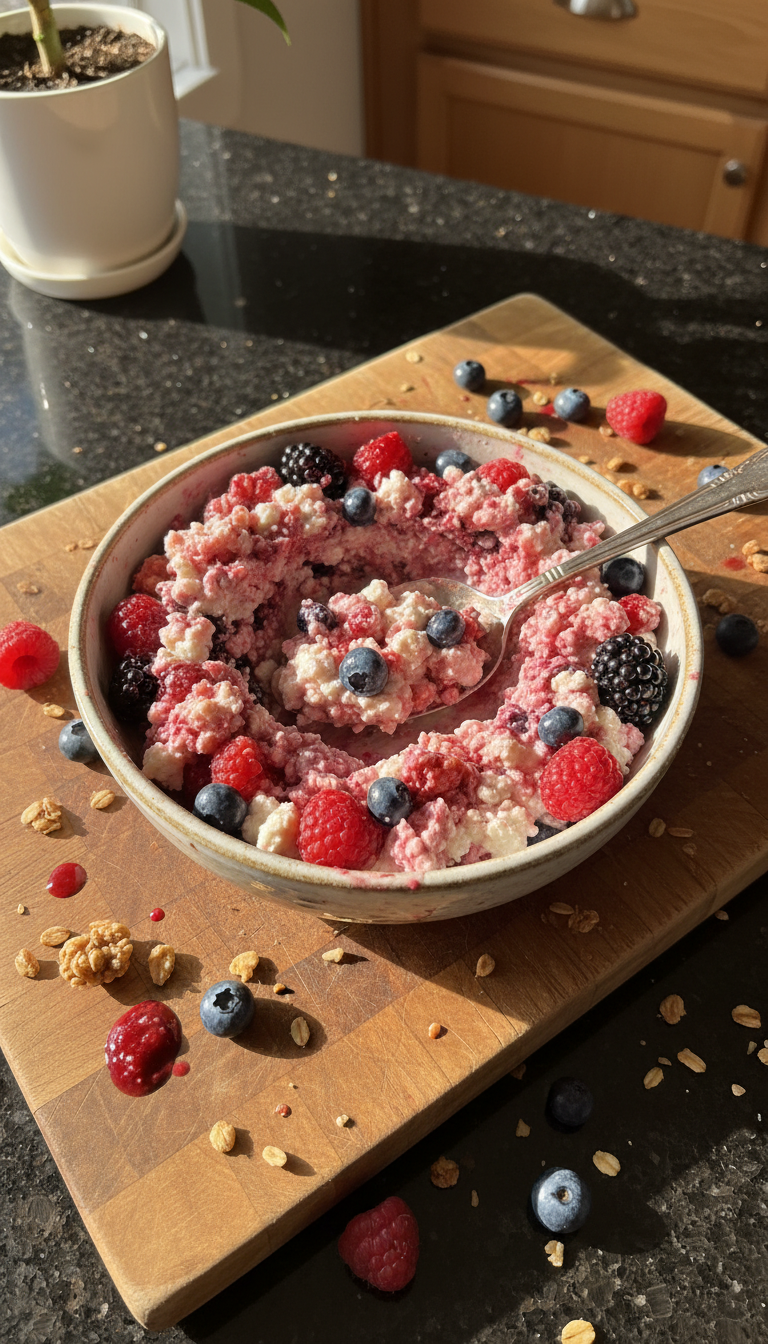 Cottage Cheese and Berry Smash