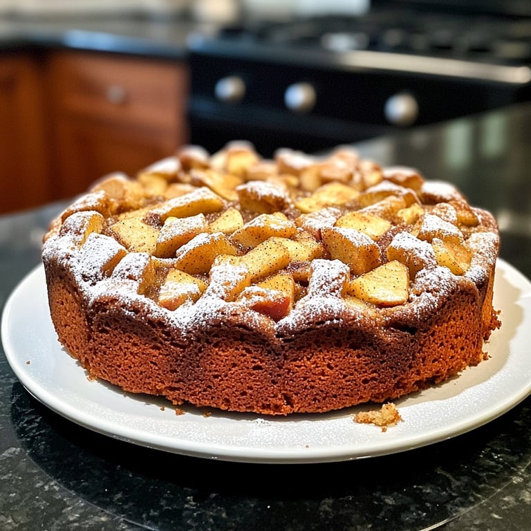Cardamom Apple Cake