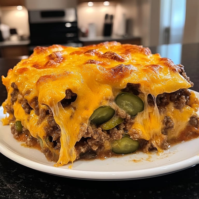 Cheeseburger Casserole