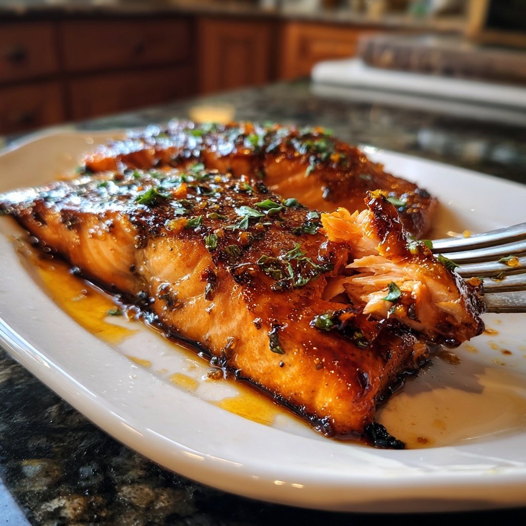 Maple Glazed Salmon Dishes