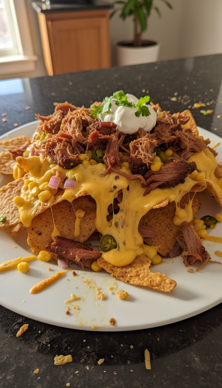 Pulled Pork Nacho Surprise