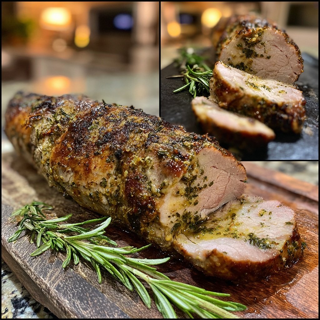 Pork Tenderloin with Herb Marinade
